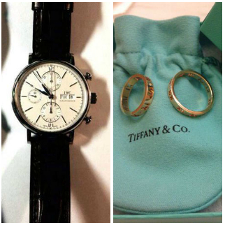 香港晒货：婚前采购IWC、真力时、Tiffany对戒等价格清单