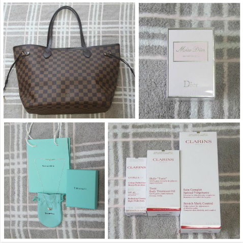 香港晒货：5月10日败回LV、tiffany、娇韵诗、迪奥等护肤品