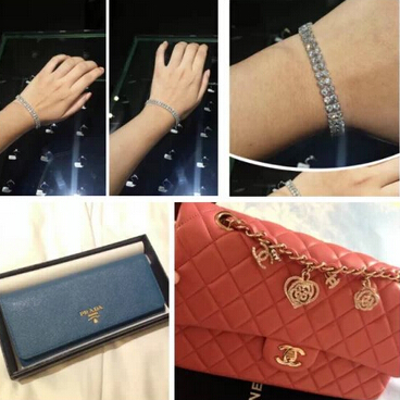 姐妹俩香港购物很败家（prada、chanel、Difeee手链等）