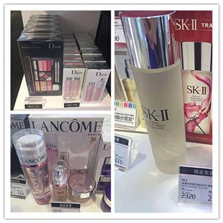 香港晒货：HK扫货实拍香港免税店Dior、兰蔻、SK-II等大牌套装报价